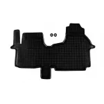 Covor de cauciuc specific, potrivit pentru Fiat Talento, Nissan NV300 după 2016, Renault Trafic, Opel Vivaro 2014-2018, 3 locuri, set dintr-o singură bucată, culoare neagră Performance AutoTuning
