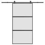 Ușă glisantă cu set de feronerie sticlă temperată și aluminiu GartenMobel Dekor