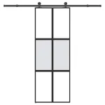 Ușă glisantă cu set de feronerie sticlă temperată și aluminiu GartenMobel Dekor