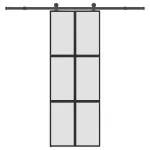 Ușă glisantă cu set de feronerie sticlă temperată și aluminiu GartenMobel Dekor