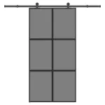 Ușă glisantă cu set de feronerie sticlă temperată și aluminiu GartenMobel Dekor