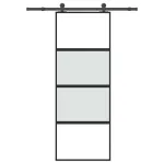 Ușă glisantă cu set de feronerie sticlă temperată și aluminiu GartenMobel Dekor