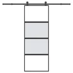 Ușă glisantă cu set de feronerie sticlă temperată și aluminiu GartenMobel Dekor