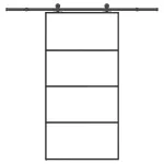 Ușă glisantă cu set feronerie 102,5x205 cm sticlă ESG/aluminiu GartenMobel Dekor