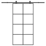 Ușă glisantă cu set feronerie 102,5x205 cm sticlă ESG/aluminiu GartenMobel Dekor