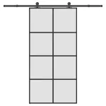 Ușă glisantă cu set feronerie 102,5x205 cm sticlă ESG/aluminiu GartenMobel Dekor
