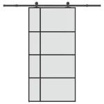 Ușă glisantă cu set feronerie 102,5x205 cm sticlă ESG/aluminiu GartenMobel Dekor
