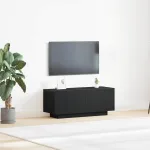 Cabinet TV Stejar Negru 100 x 35 x 40 cm Lemn compozit GartenMobel Dekor