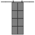 Ușă glisantă cu set de feronerie sticlă temperată și aluminiu GartenMobel Dekor