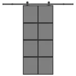 Ușă glisantă cu set de feronerie sticlă temperată și aluminiu GartenMobel Dekor