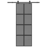 Ușă glisantă cu set de feronerie sticlă temperată și aluminiu GartenMobel Dekor