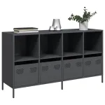 Dulap, antracit, 135x39x73,5 cm, oțel laminat la rece GartenMobel Dekor