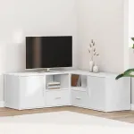 Dulap de colț, alb, 200x40x45 cm, lemn prelucrat GartenMobel Dekor