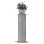 Suporturi de plante 2 buc. gri sonoma 30x30x80cm lemn prelucrat GartenMobel Dekor