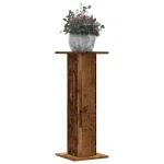 Suporturi de plante 2 buc. lemn vechi 30x30x80cm lemn prelucrat GartenMobel Dekor