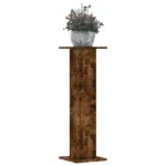 Suporturi de plante 2 buc. stejar fumuriu 30x30x95 cm lemn GartenMobel Dekor