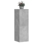 Suporturi plante 2 buc. gri beton 33x33x100 cm lemn prelucrat GartenMobel Dekor