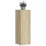 Suporturi plante 2 buc stejar sonoma 33x33x100cm lemn prelucrat GartenMobel Dekor