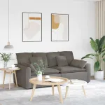 Canapea modulară cu perne, gri deschis GartenMobel Dekor