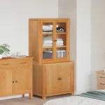 Set de Mobilier pentru Depozitare cu ușă Maro Lemn compozit GartenMobel Dekor