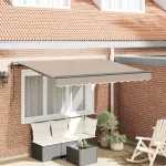 Cortina Retractabilă Bej 300 x 200 cm țesătură GartenMobel Dekor