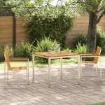 Set de masă pentru grădină 3 pcs Maro Lemn Solid de Acacia GartenMobel Dekor
