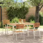 Set de masă pentru grădină 5 pcs Maro Lemn Solid de Acacia GartenMobel Dekor