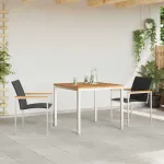 Set de masă pentru grădină 3 pcs Maro Lemn Solid de Acacia GartenMobel Dekor