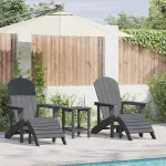 Scaun pentru Grădină 2 pcs Gri deschis 83 x 74 x 92 cm GartenMobel Dekor