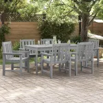 Scaun pentru Grădină 6 pcs Gri deschis 65.5 x 59 x 88 cm GartenMobel Dekor