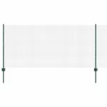 Gard cu Stâlp Verde 1 x 100 m Oțel și PVC GartenMobel Dekor