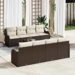 Set de canapele pentru grădină Maro 55 x 55 x 37 cm poliratan GartenMobel Dekor