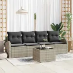 Set de canapele pentru grădină Gri deschis 55 x 55 x 37 cm GartenMobel Dekor