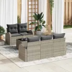 Set de canapele pentru grădină Gri deschis 55 x 55 x 37 cm GartenMobel Dekor