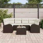 Set de canapele pentru grădină Maro 55 x 55 x 37 cm poliratan GartenMobel Dekor