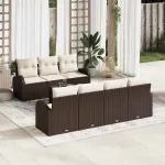 Set de canapele pentru grădină Maro 55 x 55 x 37 cm poliratan GartenMobel Dekor