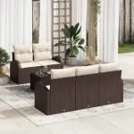 Set de canapele pentru grădină Maro 55 x 55 x 37 cm poliratan GartenMobel Dekor
