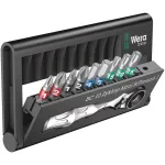 Set clichet cu biti, 1/4", Bit-Check 10 Zyklop Mini BiTorsion 1, 10 piese, Wera 05057418001 HardWork ToolsRange
