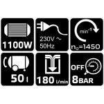 Compresor fara ulei 50 l NEO TOOLS 12K022-1 HardWork ToolsRange