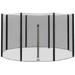 Plasă de siguranță pentru trambulină 460 cm, compatibilă cu 10 stâlpi exteriori