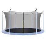 Plasă de protecție pentru trambulină 244 cm, cu 6 stâlpi interiori
