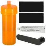 Set reparatie pentru placa SUP gonflabila cu 2 petice, lipici si cheie supapa