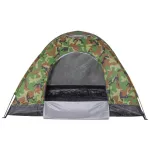 Cort camping si plaja pentru 2 persoane, impermeabil, UV, 200x150x110 cm, camuflaj
