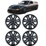 Set de 4 jante Tenzo-R VII de 15 inch, negre mat, trimuri din oțel Performance AutoTuning