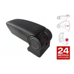 Brățară Rati model Armster 3 cu piele ecologică neagră potrivită pentru Dacia Spring după 2021 Performance AutoTuning