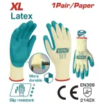 Mănuși de protecție TOTAL din latex și material textil, mărimea XL
