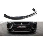 Spoiler Maxton Design versiunea 2 potrivit pentru bara frontală a BMW X6M F96 după 2020, lac negru Performance AutoTuning