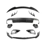 Pachet de carbon de accesorii și spoilere potrivit pentru Mercedes S-Class Coupe C217 2017-2020 pentru modelul echipat cu pachet S63 Performance AutoTuning