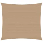 Pânză parasolar, gri taupe, 4 x 4 m, HDPE, 160 g/m² GartenMobel Dekor