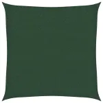 Pânză parasolar, verde închis, 3,6x3,6 m, 160 g / m², HDPE GartenMobel Dekor